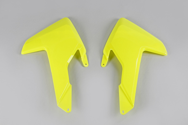 Convogliatori radiatore - giallo fluo - Husqvarna - PLASTICHE REPLICA - HU03365-DFLU - UFO Plast