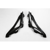 Radiator Covers black for Husqvarna CR 125 - WR 125 - TC 250 - TE 250 - TC 310 - TE 310 - REPLICA PLASTICS - HU03334-001 - Uf...