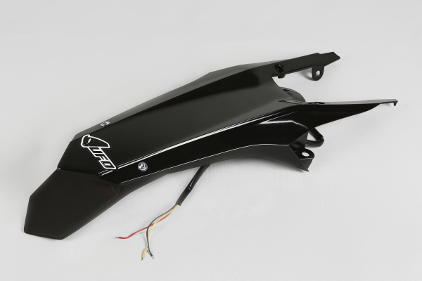 Rear fender / Enduro LED - black - Husqvarna - REPLICA PLASTICS - HU03362-001 - UFO Plast