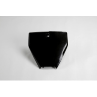 Front number plate - black - Husqvarna - REPLICA PLASTICS - HU03367-001 - UFO Plast