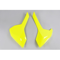Side panels - neon yellow - Husqvarna - REPLICA PLASTICS - HU03366-DFLU - UFO Plast