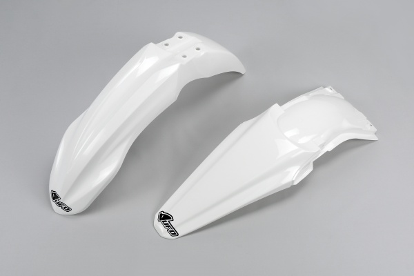 Kit parafanghi - bianco - Kawasaki - PLASTICHE REPLICA - KAFK220-047 - UFO Plast