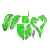 Kit Plastiche OEM Color 20-23 per Kawasaki KXF 250 (2021-24) - KXF 450 (2019-23) - PLASTICHE REPLICA - KAKIT227-999A - Ufo Plast