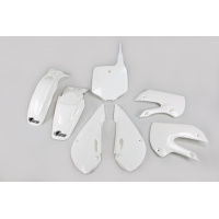 Kit Plastiche bianco per Kawasaki KLX 110 (2001-09) - PLASTICHE REPLICA - KA37002-047 - Ufo Plast