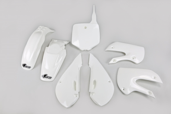 Kit plastiche Kawasaki - bianco - PLASTICHE REPLICA - KA37002-047 - UFO Plast