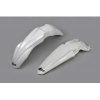 Kit parafanghi - bianco - Kawasaki - PLASTICHE REPLICA - KAFK225-047 - UFO Plast