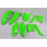Kit Plastiche verde per Kawasaki KXF 450 (2013-15) - PLASTICHE REPLICA - KAKIT220-026 - Ufo Plast