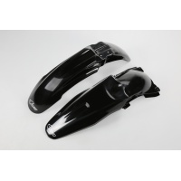 Kit Parafanghi nero per Kawasaki KXF 250 (2006-08) - KXF 450 (2006-08) - PLASTICHE REPLICA - KAFK204-001 - Ufo Plast