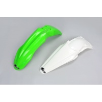 Fenders Kit OEM Color 14-15 for Kawasaki KXF 250 (2014-16) - KXF 450 (2013-15) - REPLICA PLASTICS - KAFK220-999 - Ufo Plast