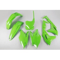 Plastic Kit green for Kawasaki KXF 250 (2018-20) - REPLICA PLASTICS - KAKIT225-026 - Ufo Plast