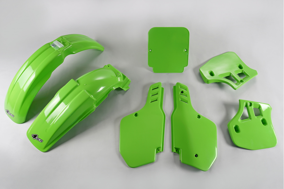 Kit plastiche Kawasaki - verde - PLASTICHE REPLICA - KAKIT190-026 - UFO Plast