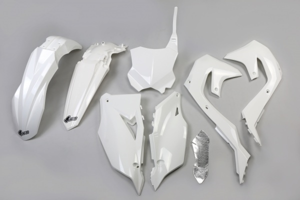 Plastic kit Kawasaki - white 047 - REPLICA PLASTICS - KAKIT227-047 - UFO Plast