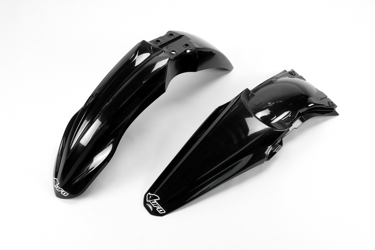 Fenders Kit black for Kawasaki KXF 250 (2014-16) - KXF 450 (2013-15) - REPLICA PLASTICS - KAFK220-001 - Ufo Plast