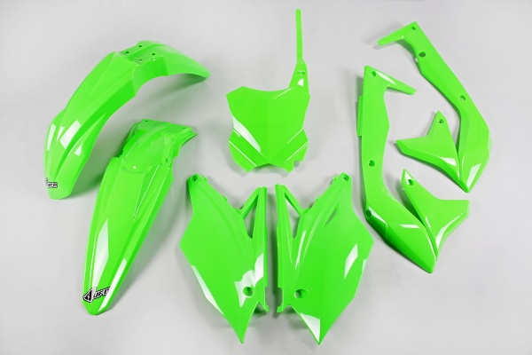 Kit plastiche Kawasaki - verde fluo - PLASTICHE REPLICA - KAKIT226-AFLU - UFO Plast