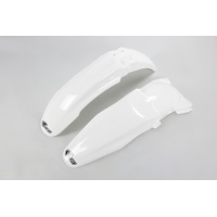 Kit Parafanghi bianco per Kawasaki KXF 250 (2006-08) - KXF 450 (2006-08) - PLASTICHE REPLICA - KAFK204-047 - Ufo Plast Kit Parafanghi bianco per Kawasaki KXF 250 (2006-08) - KXF 450 (2006-08) - PLASTICHE REPLICA - KAFK204-047 - Ufo Plast
