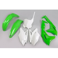 Kit Plastiche OEM Color 19 per Kawasaki KXF 250 (2018-20) - PLASTICHE REPLICA - KAKIT225-999A - Ufo Plast