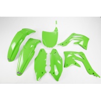 Plastic Kit green for Kawasaki KXF 450 (2012) - REPLICA PLASTICS - KAKIT217-026 - Ufo Plast