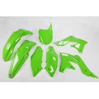 Kit Plastiche verde per Kawasaki KXF 250 (2013-16) - PLASTICHE REPLICA - KAKIT219-026 - Ufo Plast