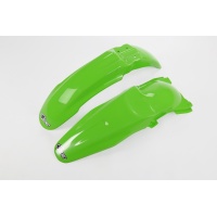 Kit Parafanghi OEM Color per Kawasaki KXF 250 (2006-08) - KXF 450 (2006-08) - PLASTICHE REPLICA - KAFK204-999 - Ufo Plast
