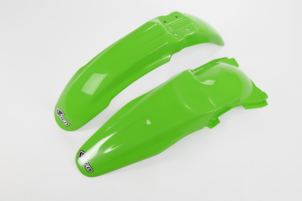 Kit Parafanghi OEM Color per Kawasaki KXF 250 (2006-08) - KXF 450 (2006-08) - PLASTICHE REPLICA - KAFK204-999 - Ufo Plast