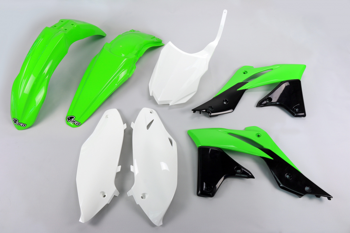 Plastic Kit OEM Color 16 for Kawasaki KXF 250 (2013-16) - REPLICA PLASTICS - KAKIT221-999A - Ufo Plast