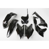 Plastic Kit black for Kawasaki KXF 250 (2018-20) - REPLICA PLASTICS - KAKIT225-001 - Ufo Plast