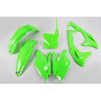 Kit Plastiche verde fluoro per Kawasaki KXF 250 (2018-20) - PLASTICHE REPLICA - KAKIT225-AFLU - Ufo Plast