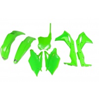 Kit plastiche Kawasaki - verde fluo - PLASTICHE REPLICA - KAKIT224-AFLU - UFO Plast