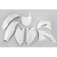 Plastic Kit white for Kawasaki KXF 250 (2009-12) - REPLICA PLASTICS - KAKIT212-047 - Ufo Plast Plastic Kit white for Kawasaki KXF 250 (2009-12) - REPLICA PLASTICS - KAKIT212-047 - Ufo Plast