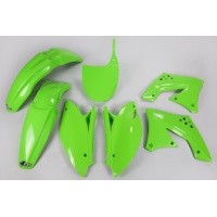 Kit Plastiche verde per Kawasaki KXF 250 (2009-12) - PLASTICHE REPLICA - KAKIT212-026 - Ufo Plast
