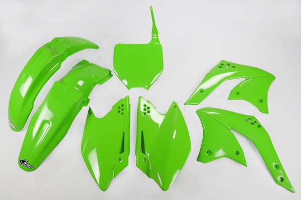 Plastic kit Kawasaki - green - REPLICA PLASTICS - KAKIT210-026 - UFO Plast