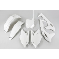 Plastic kit Kawasaki - white 047 - REPLICA PLASTICS - KAKIT225-047 - UFO Plast