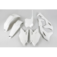 Kit Plastiche bianco per Kawasaki KXF 250 (2018-20) - PLASTICHE REPLICA - KAKIT225-047 - Ufo Plast