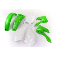 Kit Plastiche OEM Color per Kawasaki KX 125 (1999-02) - KX 250 (1999-02) - PLASTICHE REPLICA - KAKIT200-999 - Ufo Plast