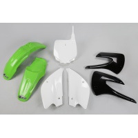 Kit Plastiche OEM Color 10 per Kawasaki KX 85 (2001-13) - KX 100 (2001-13) - PLASTICHE REPLICA - KAKIT214K-999 - Ufo Plast