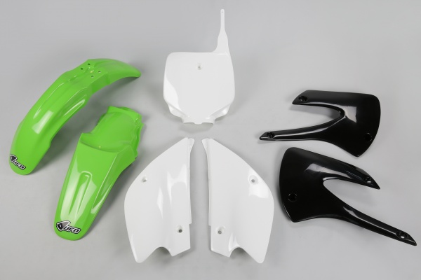 Kit Plastiche OEM Color 10 per Kawasaki KX 85 (2001-13) - KX 100 (2001-13) - PLASTICHE REPLICA - KAKIT214K-999 - Ufo Plast