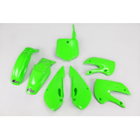 Kit plastiche Kawasaki - verde - PLASTICHE REPLICA - KA37002-026 - UFO Plast