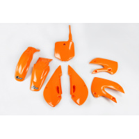Kit Plastiche arancio per Kawasaki KLX 110 (2001-09) - PLASTICHE REPLICA - KA37002-127 - Ufo Plast