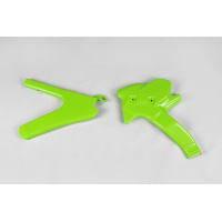 Frame Guard green for Kawasaki KDX 200 (1995-25) - REPLICA PLASTICS - KA02797-026 - Ufo Plast