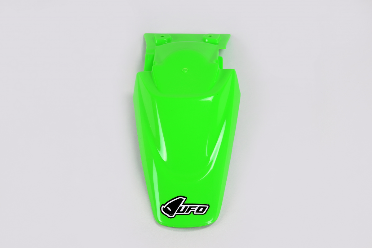 Parafango Posteriore verde per Kawasaki KX 65 (2001-25) - KLX 110 (2001-09) - PLASTICHE REPLICA - KA03731-026 - Ufo Plast