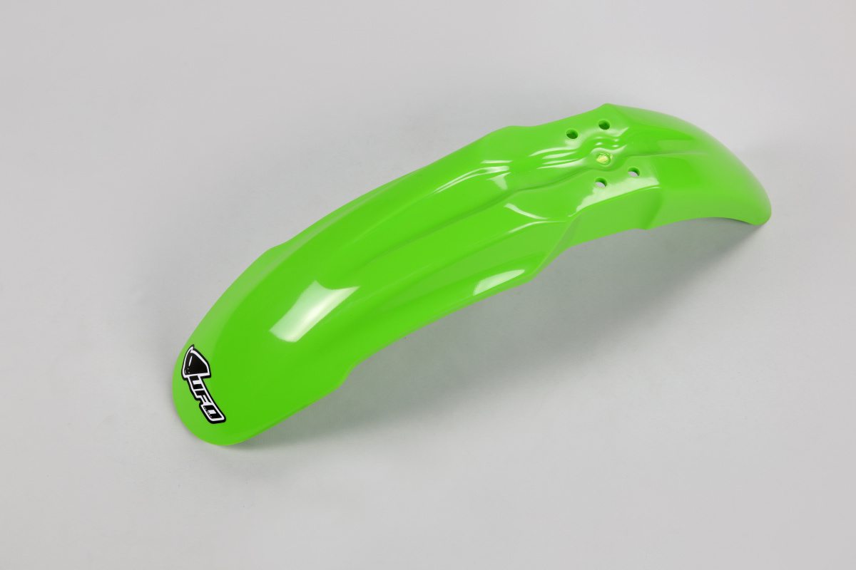 Front Fenders green for Kawasaki KX 85 (1998-13) - KX 100 (2001-13) - REPLICA PLASTICS - KA02757K-026 - Ufo Plast