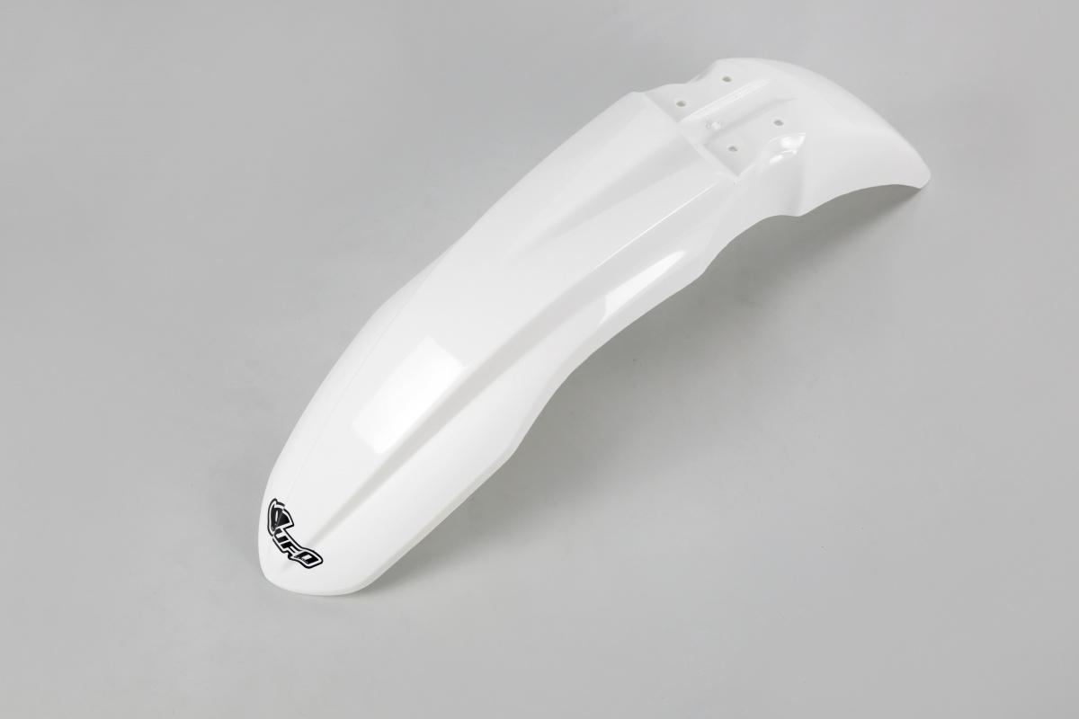 Parafanghi Anteriori bianco per Kawasaki KXF 250 (2009-12) - KXF 450 (2009-12) - PLASTICHE REPLICA - KA03796-047 - Ufo Plast