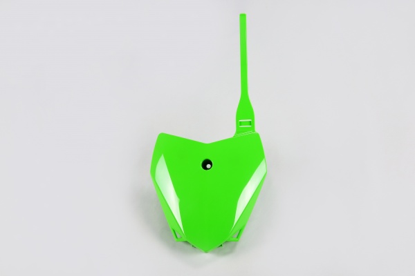 Front number plate - green - Kawasaki - REPLICA PLASTICS - KA04718-026 - UFO Plast