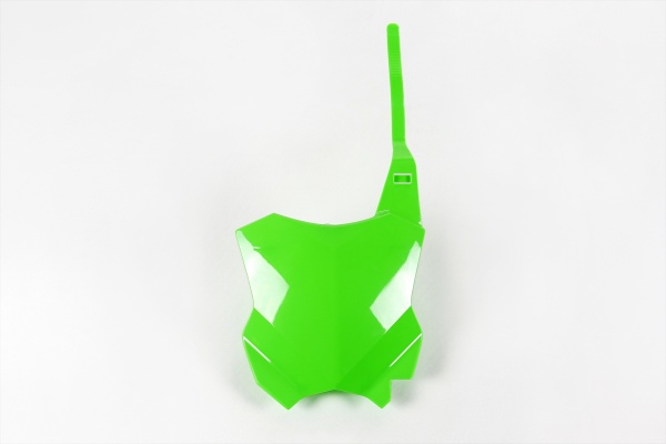 Portanumero anteriore - verde fluo - Kawasaki - PLASTICHE REPLICA - KA04738-AFLU - UFO Plast