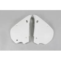 Side Panels white for Kawasaki KX 80 (1991-97) - REPLICA PLASTICS - KA02760-047 - Ufo Plast