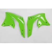 Convogliatori radiatore - verde - Kawasaki - PLASTICHE REPLICA - KA03787-026 - UFO Plast