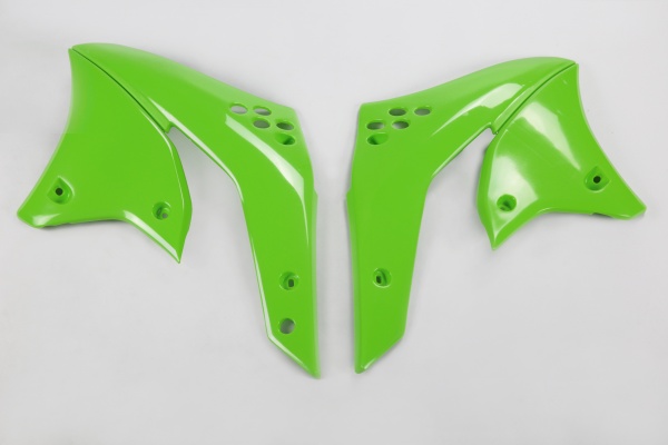 Convogliatori radiatore - verde - Kawasaki - PLASTICHE REPLICA - KA03787-026 - UFO Plast