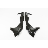 Convogliatori Radiatore nero per Kawasaki KXF 250 (2017-20) - PLASTICHE REPLICA - KA04747-001 - Ufo Plast