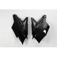 Side panels - black - Kawasaki - REPLICA PLASTICS - KA04737-001 - UFO Plast