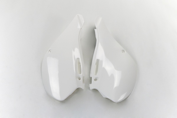 Fiancatine laterali - bianco - Kawasaki - PLASTICHE REPLICA - KA03721-047 - UFO Plast